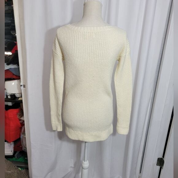 Hollister crew neck oversized sweater sz xs - Picture 3 of 8